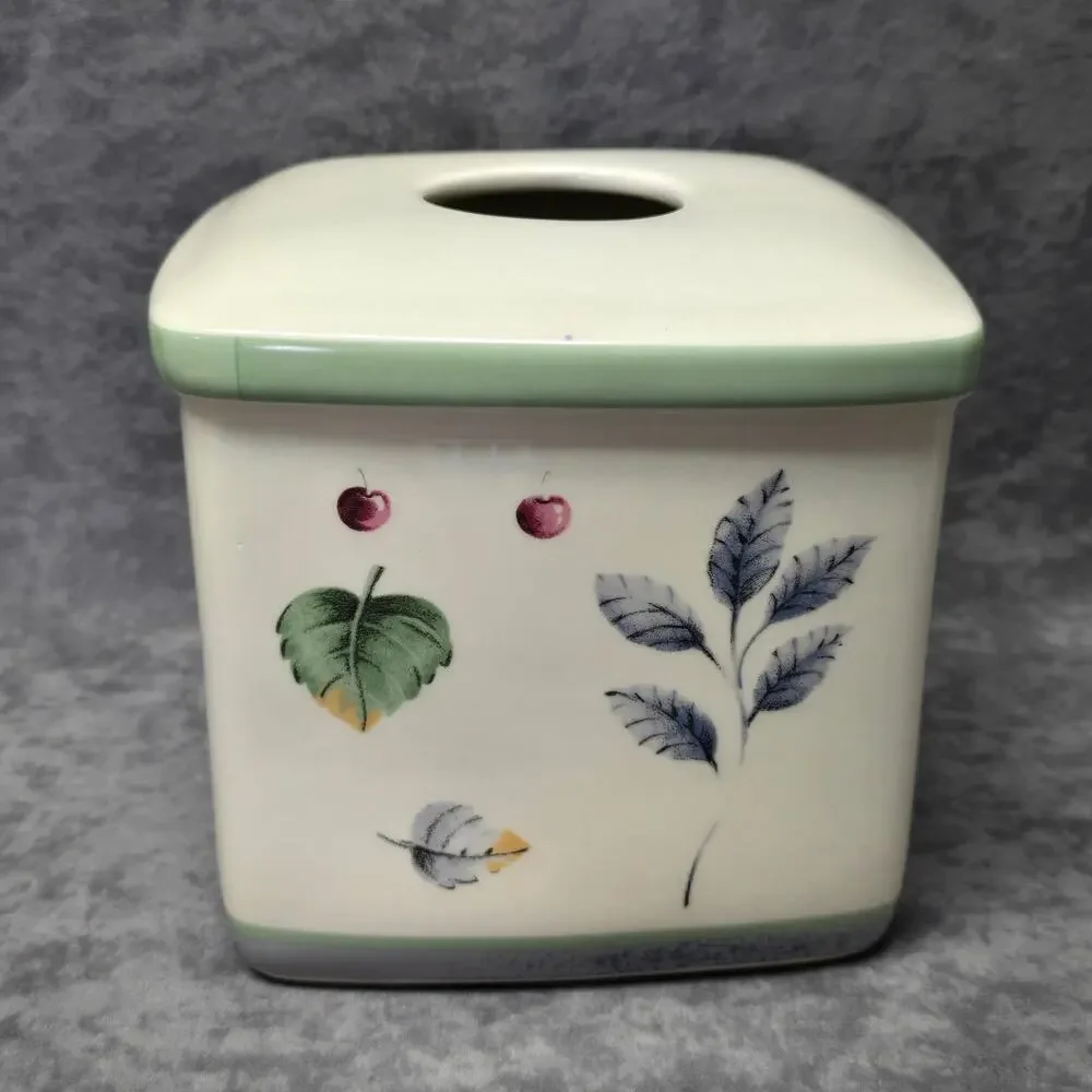 EX-CELL Nature Trail Boutique Box Tissue Box Cover Bathroom Accessory Home Decor